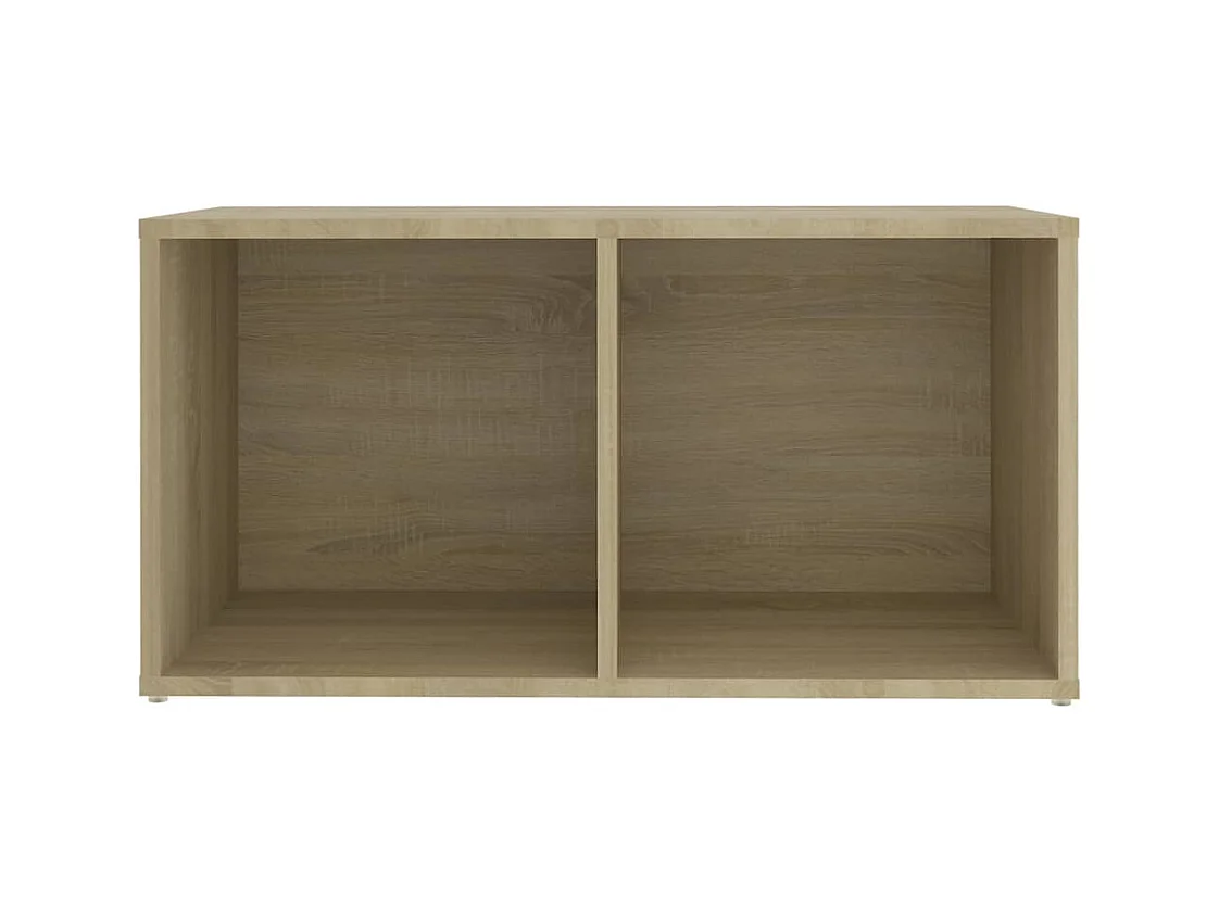 Muebles de salón | Gabinetes de TV |  Muebles de TV de pared 2 pzas madera ingeniería roble Sonoma