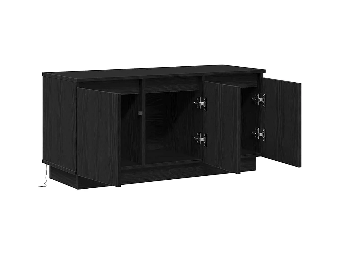 Meuble TV | Banc TV | Armoire TV Noir 100x38x49 cm Bois d'ingénierie
