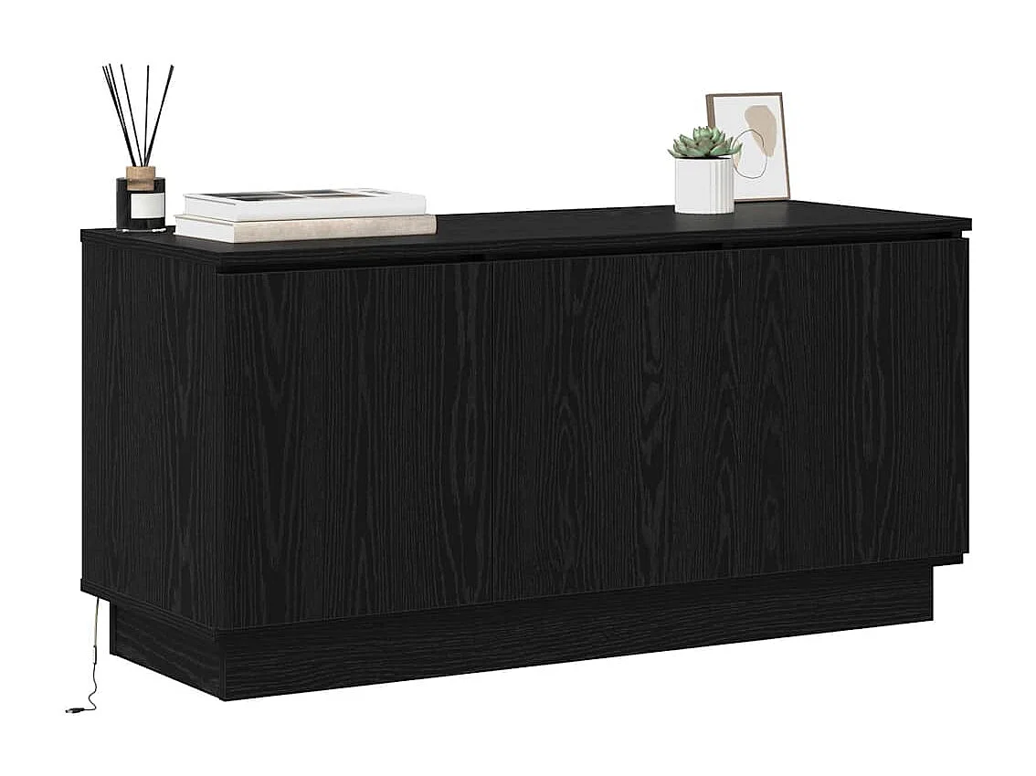 Meuble TV | Banc TV | Armoire TV Noir 100x38x49 cm Bois d'ingénierie