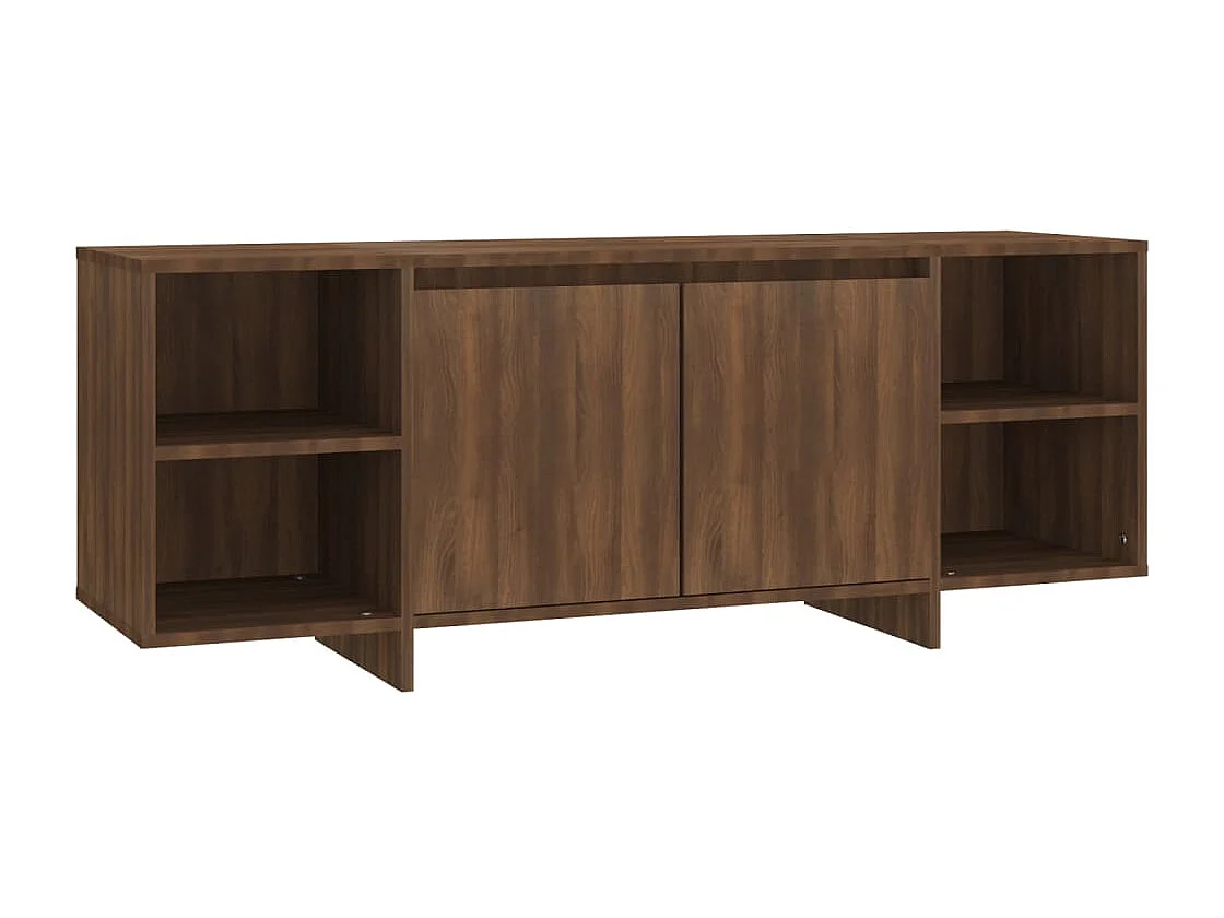 Meuble TV | Banc TV | Armoire TV chêne marron 130x35x50 cm bois d'ingénierie