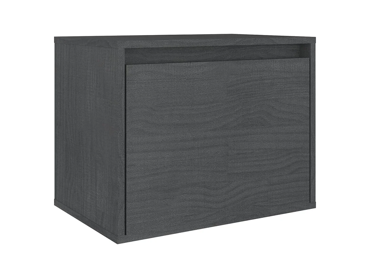 muebles para TV  | Gabinetes de TV |  Muebles de salón 4 piezas madera maciza de pino gris