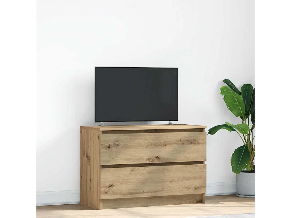 Mueble de TV | Mueble de salón Artisan Roble 80x35x54 cm Madera de ingeniería
