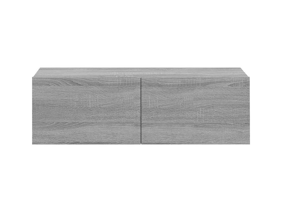 Muebles de TV | Gabinetes de TV |  Muebles de salón 4 piezas gris Sonoma 100x30x30 cm