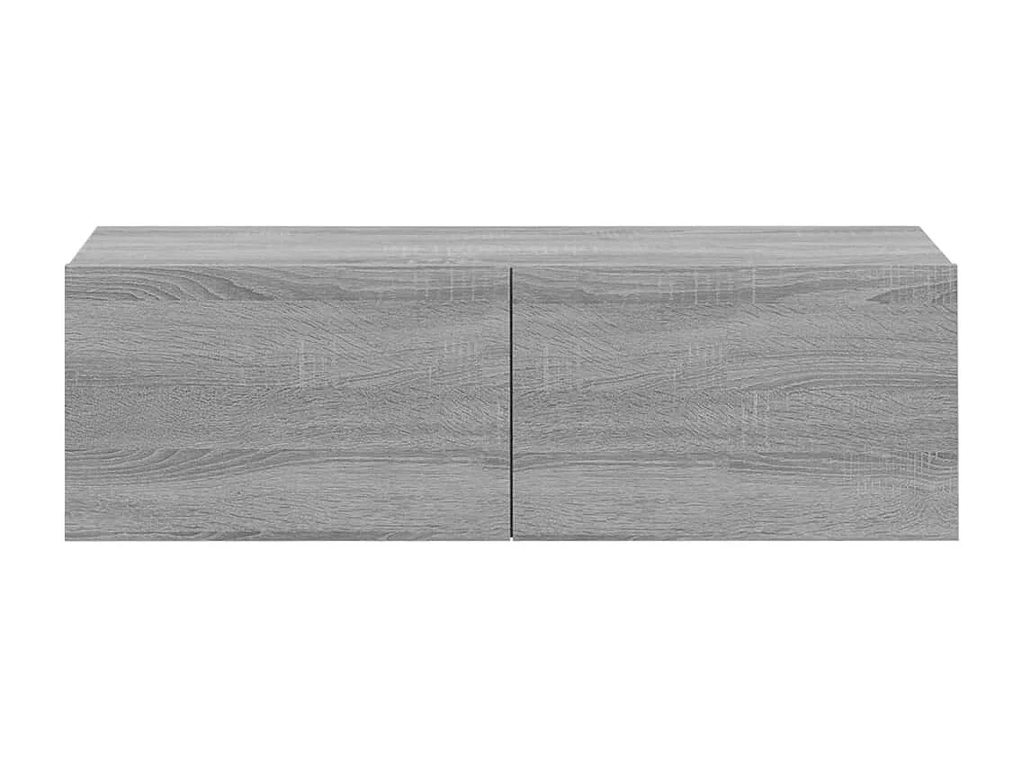 Meubles TV | Bancs TV | Armoires TV muraux 4 pcs sonoma gris 100x30x30 cm