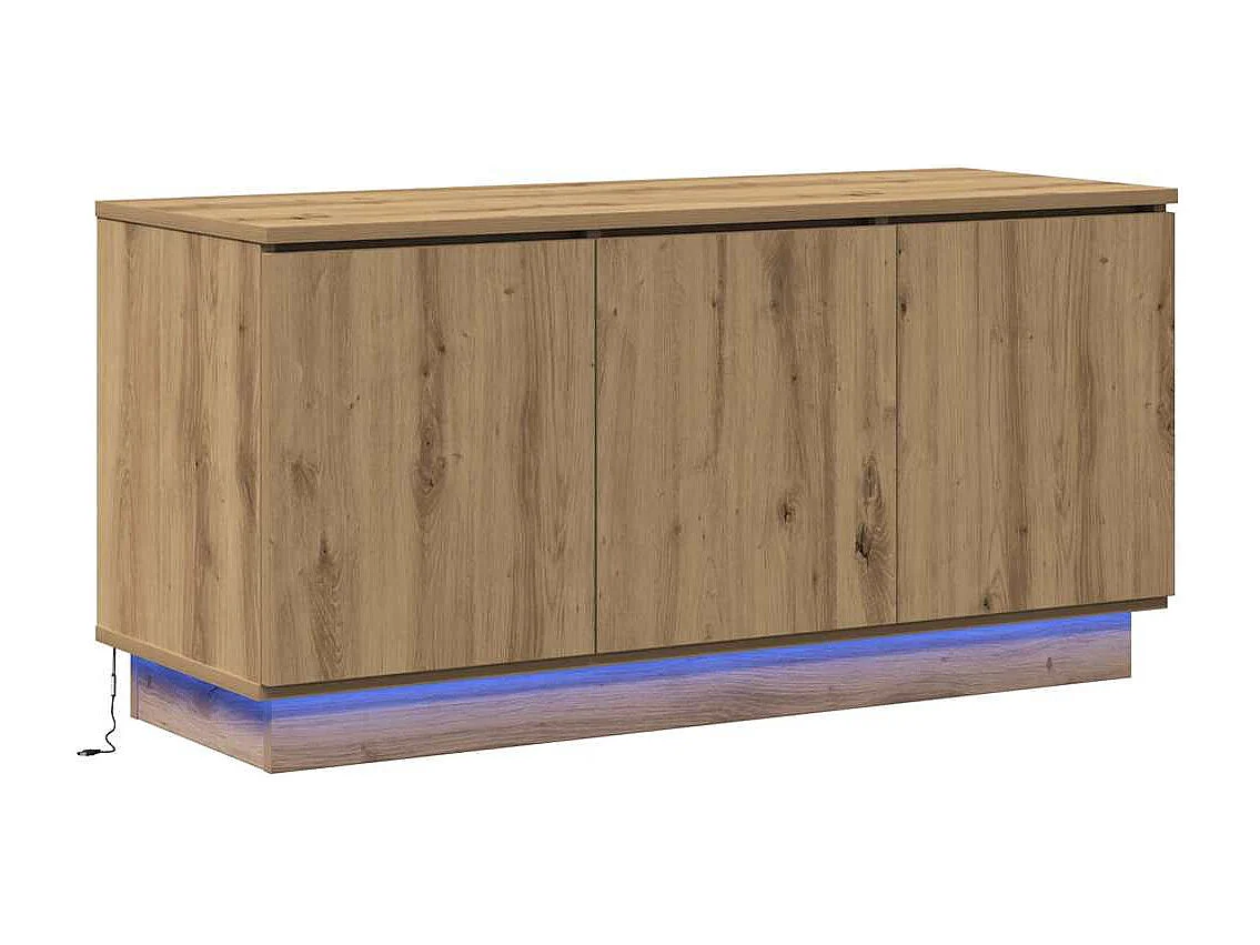 TV-kast | Tv-meubel | Tv-Bank Artisan Eiken 100x38x49 cm Bewerkt Hout