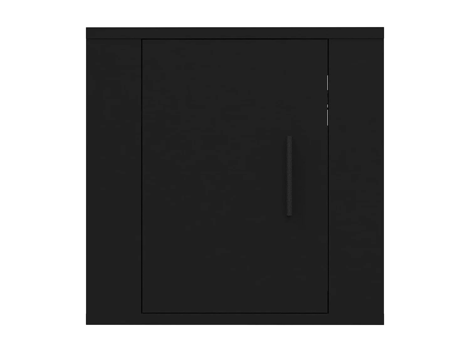 Mueble para TV  | Gabinete de TV |  Mueble de salón de pared negro 40x34,5x40 cm