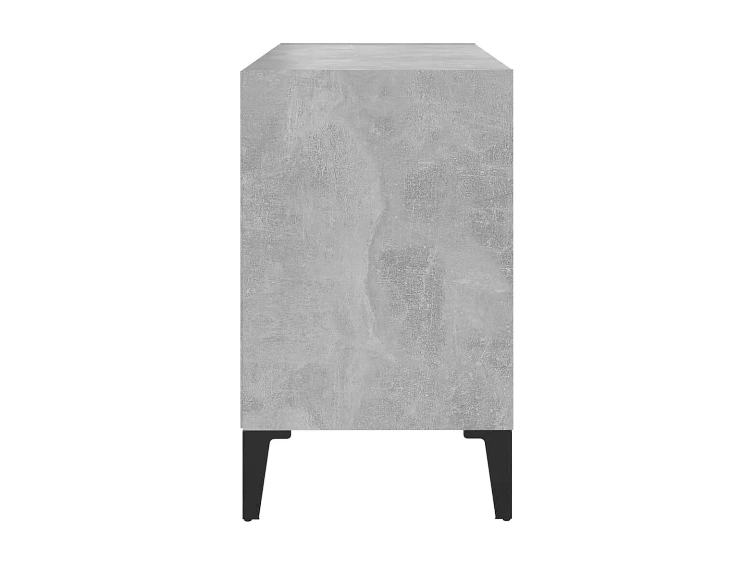 Mueble de TV | Mueble de salón con patas metal gris hormigón 69,5x30x50 cm