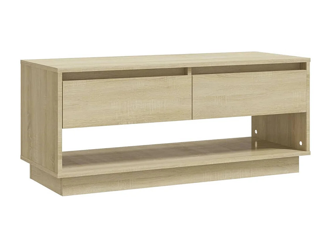Meuble TV | Banc TV | Armoire TV chêne sonoma 102x41x44 cm bois d'ingénierie
