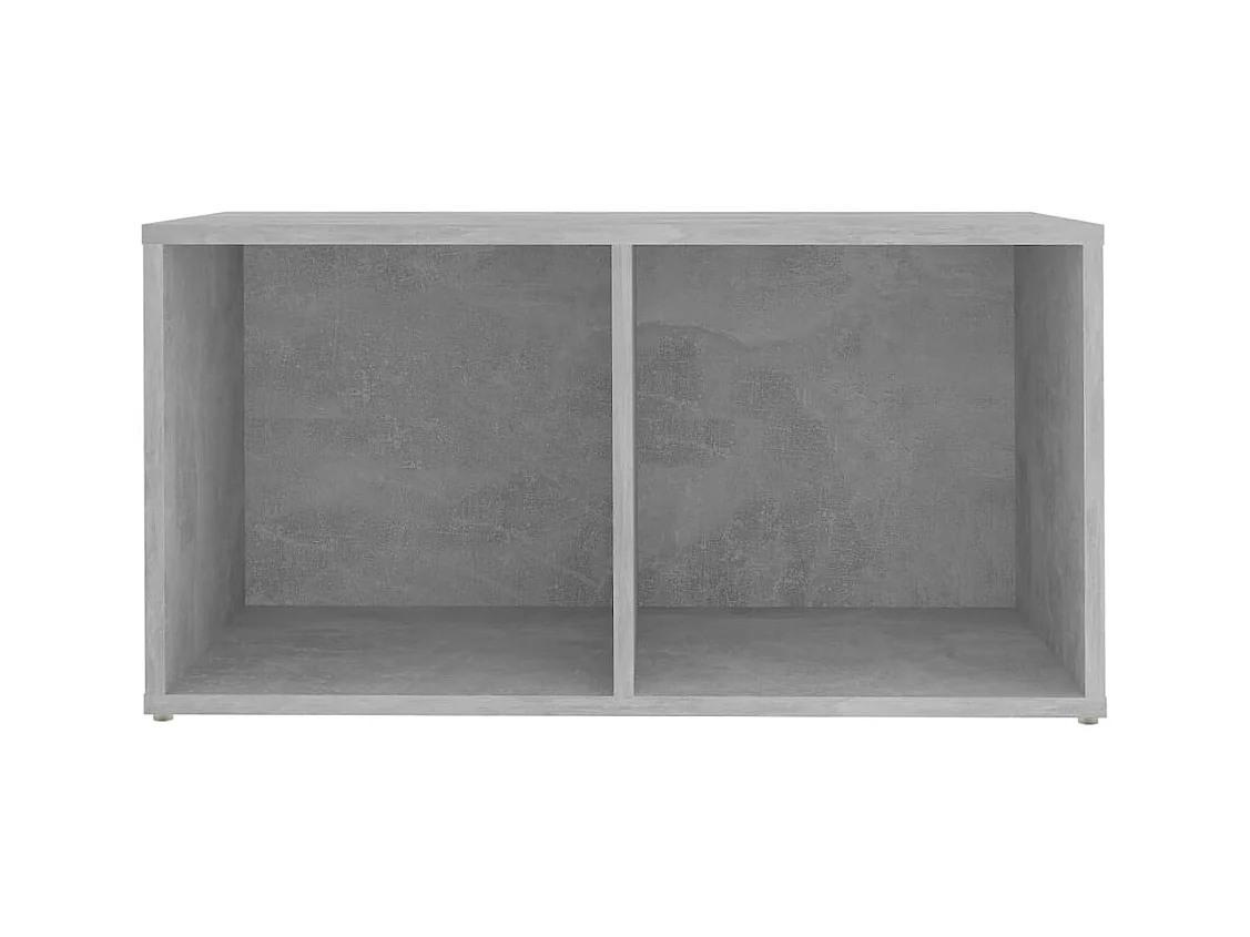 Muebles de salón | Gabinetes de TV |  Muebles de TV de pared 2 pzs madera ingeniería gris hormigón