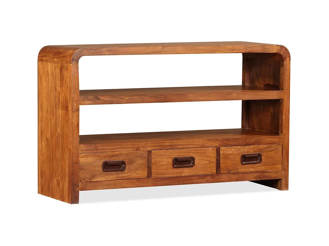 Mueble de TV | Mueble de salón madera maciza acacia 90x30x55 cm