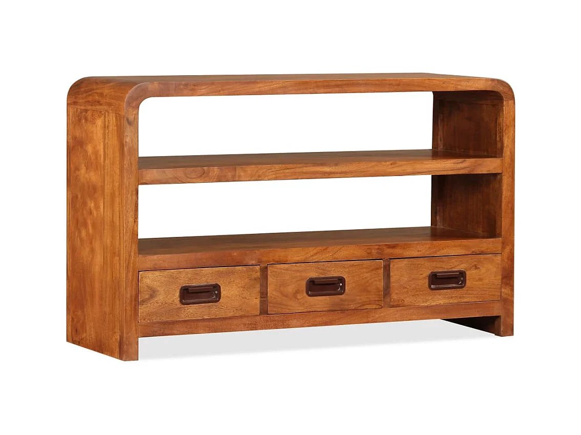 Mueble de TV | Mueble de salón madera maciza acacia 90x30x55 cm