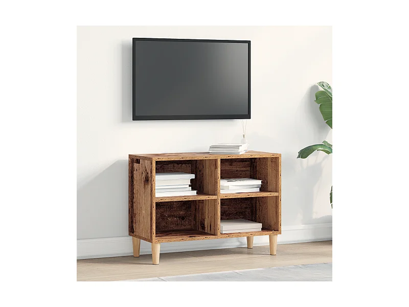 Gabinete de TV | Mueble de TV | Mueble de salón Marrón 69.5 x 30 x 50 cm Madera contrachapada