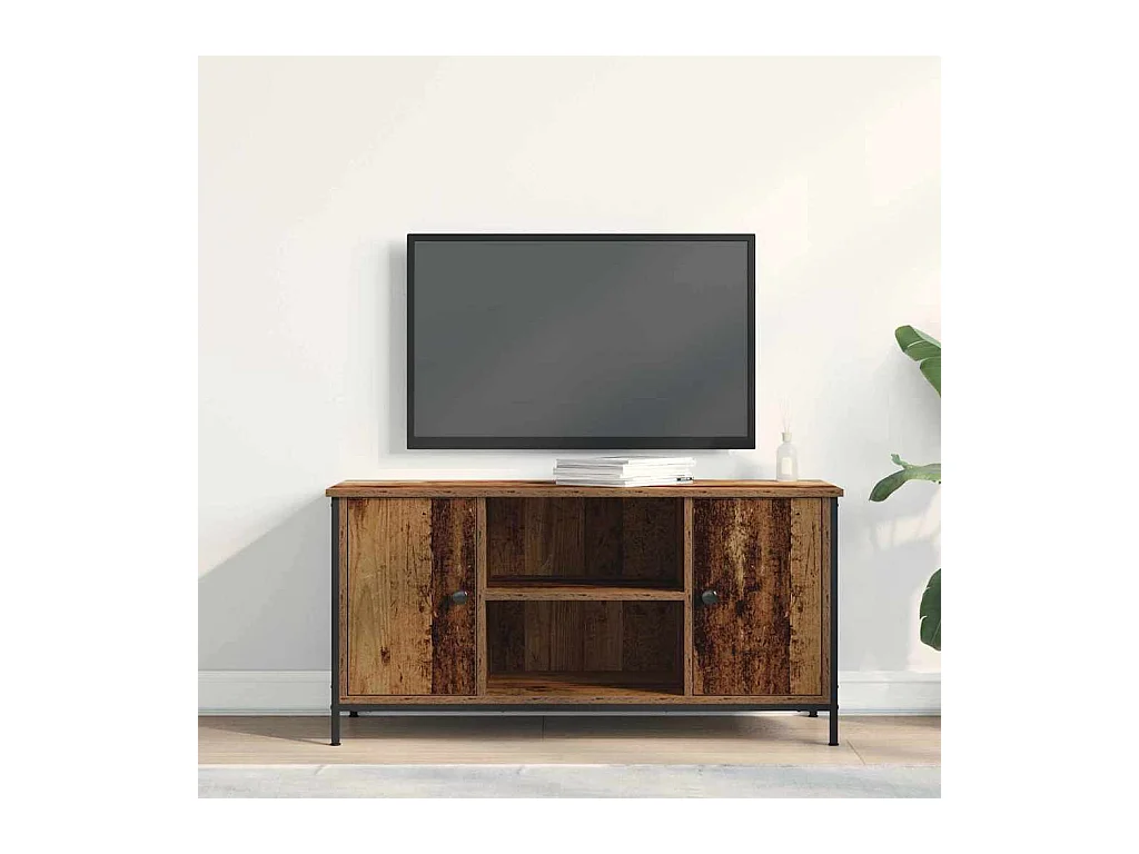 Gabinete de TV | Mueble de TV | Mueble de salón Madera vieja 100 x 40 x 50 cm