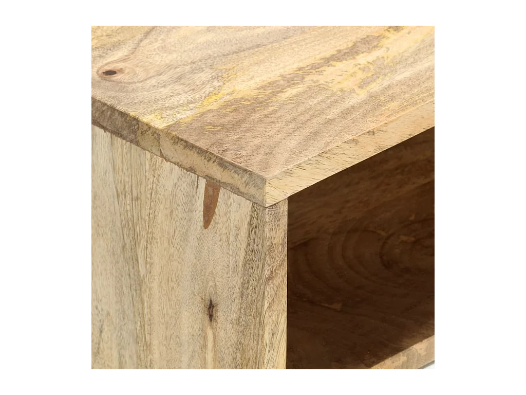 Mueble para TV  | Gabinete de TV |  Mueble de salón de madera maciza de mango 110x35x48 cm