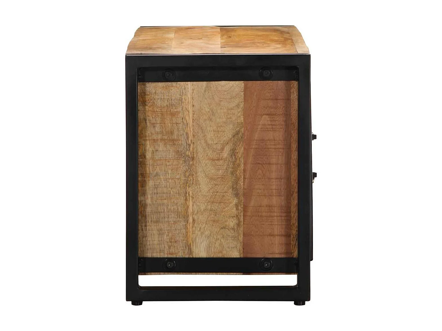 Meuble TV | Banc TV | Armoire TV 100x30x40 cm bois massif de manguier brut