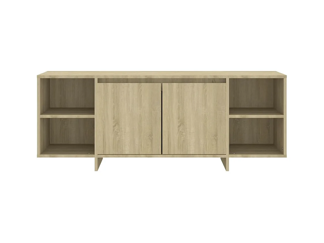 Mueble para TV  | Gabinete de TV |  Mueble de salón madera contrachapada roble Sonoma 130x35x50 cm