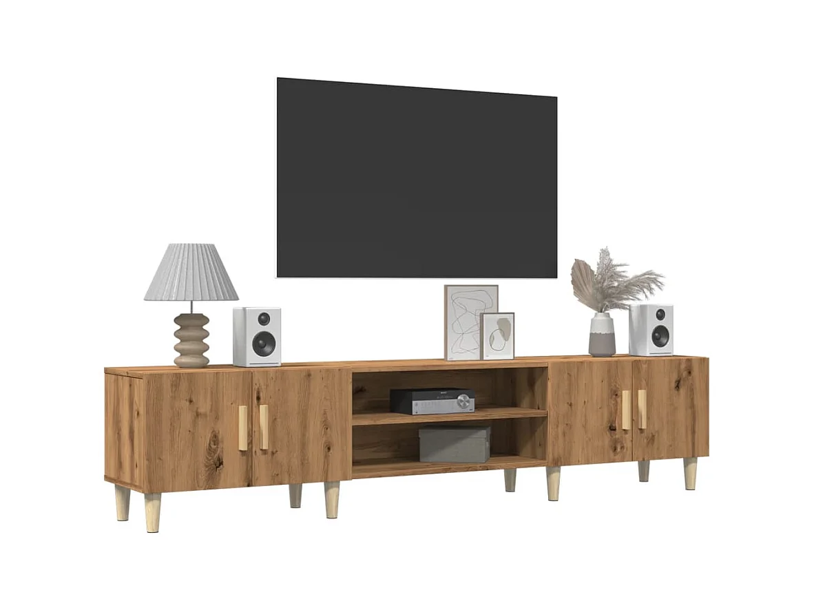 Mueble de TV | Mueble de salón madera de ingeniería roble artisan 180x31,5x40 cm