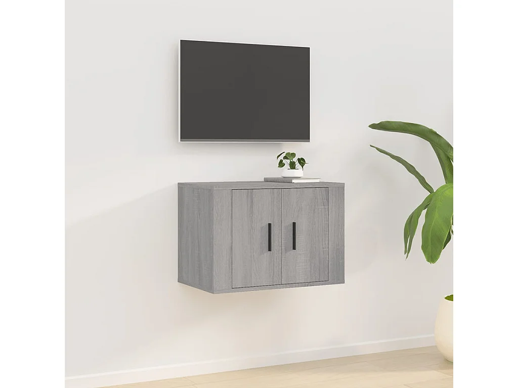 Meuble TV | Banc TV | Armoire TV mural Sonoma gris 57x34,5x40 cm