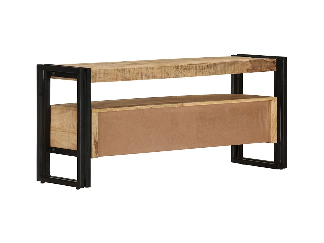 Mueble de TV | Mueble de salón de madera maciza de mango 100x30x45 cm