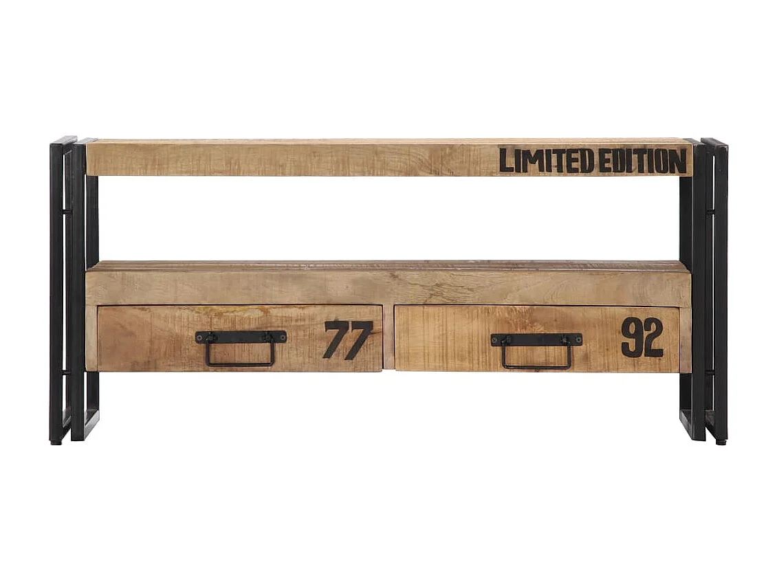 Meuble TV | Banc TV | Armoire TV 100x30x45 cm Bois de manguier massif