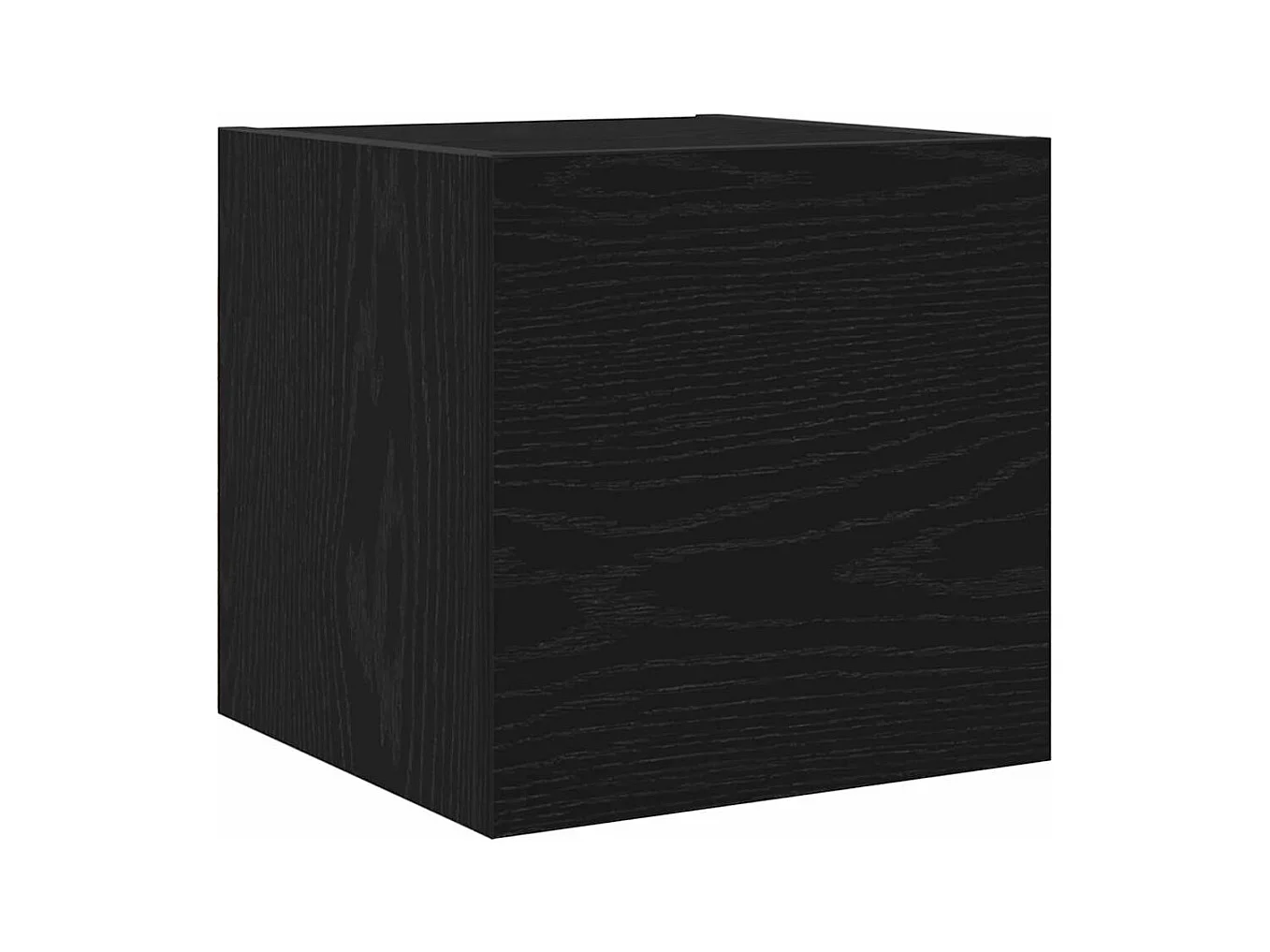 Tv-meubelset | Tv-Bank | TV-kast 8 pcs Zwart eiken 80 x 30 x 30 cm Bewerkt hout