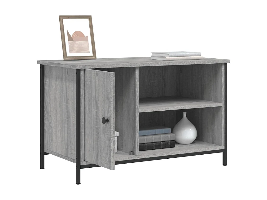 Mueble para TV  | Gabinete de TV |  Mueble de salón madera contrachapada gris Sonoma 80x40x50 cm