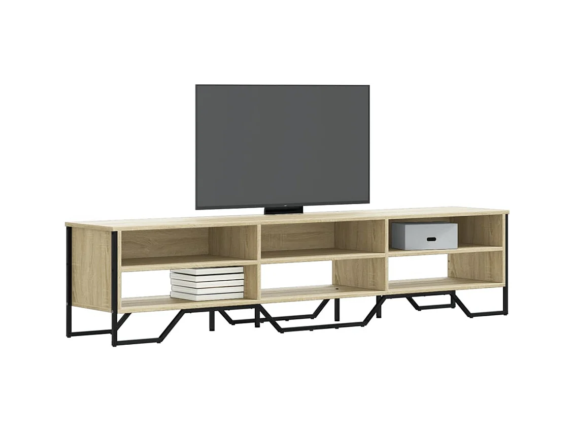 Tv-meubel | Tv-Bank | TV-kast180x34x41 cm bewerkt hout sonoma eikenkleurig