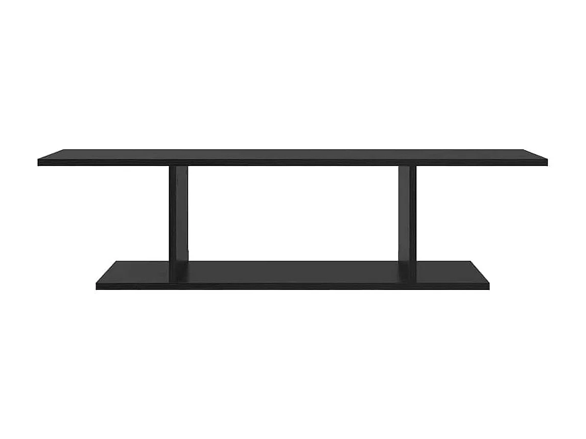 Gabinete de TV | Mueble de TV | Mueble de salón Negro 103 x 30 x 26.5 cm Madera contrachapada