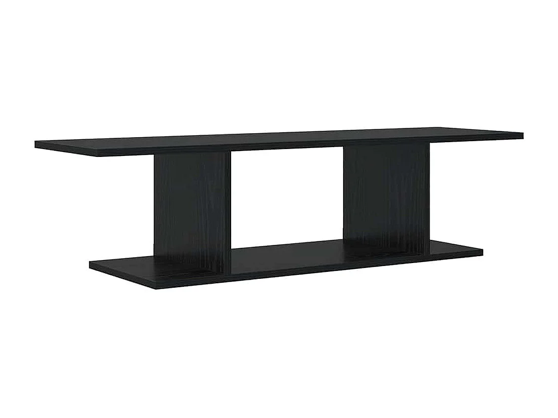 Gabinete de TV | Mueble de TV | Mueble de salón Negro 103 x 30 x 26.5 cm Madera contrachapada
