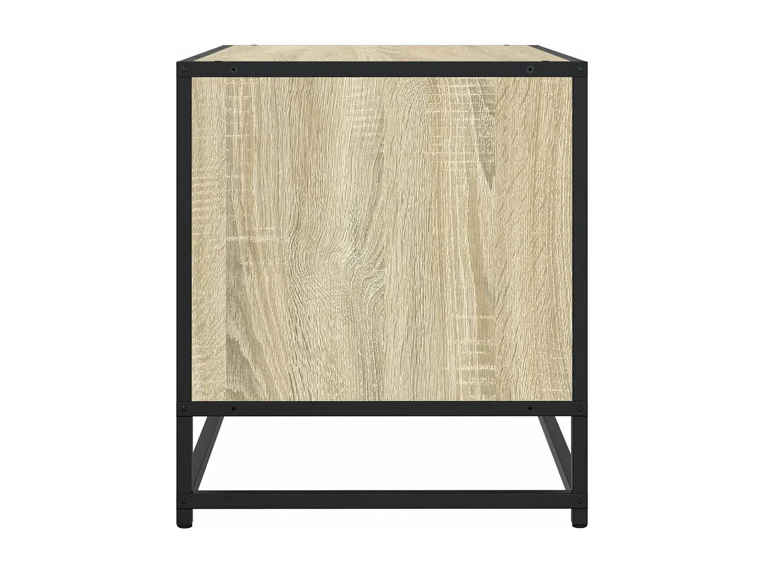 Meuble TV | Banc TV | Armoire TV chêne sonoma 91x40x46 cm bois d'ingénierie et métal
