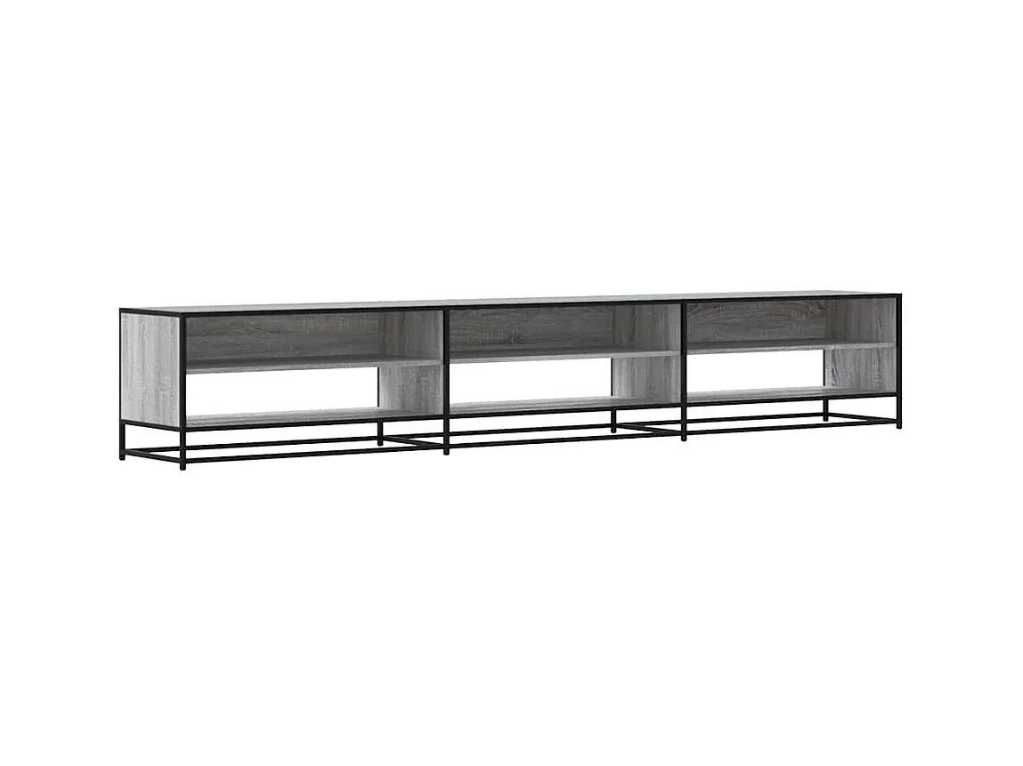 Meuble TV | Banc TV | Armoire TV sonoma gris 270x40x46 cm bois d'ingénierie