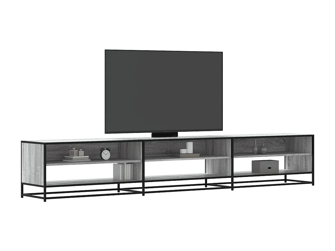 Meuble TV | Banc TV | Armoire TV sonoma gris 270x40x46 cm bois d'ingénierie