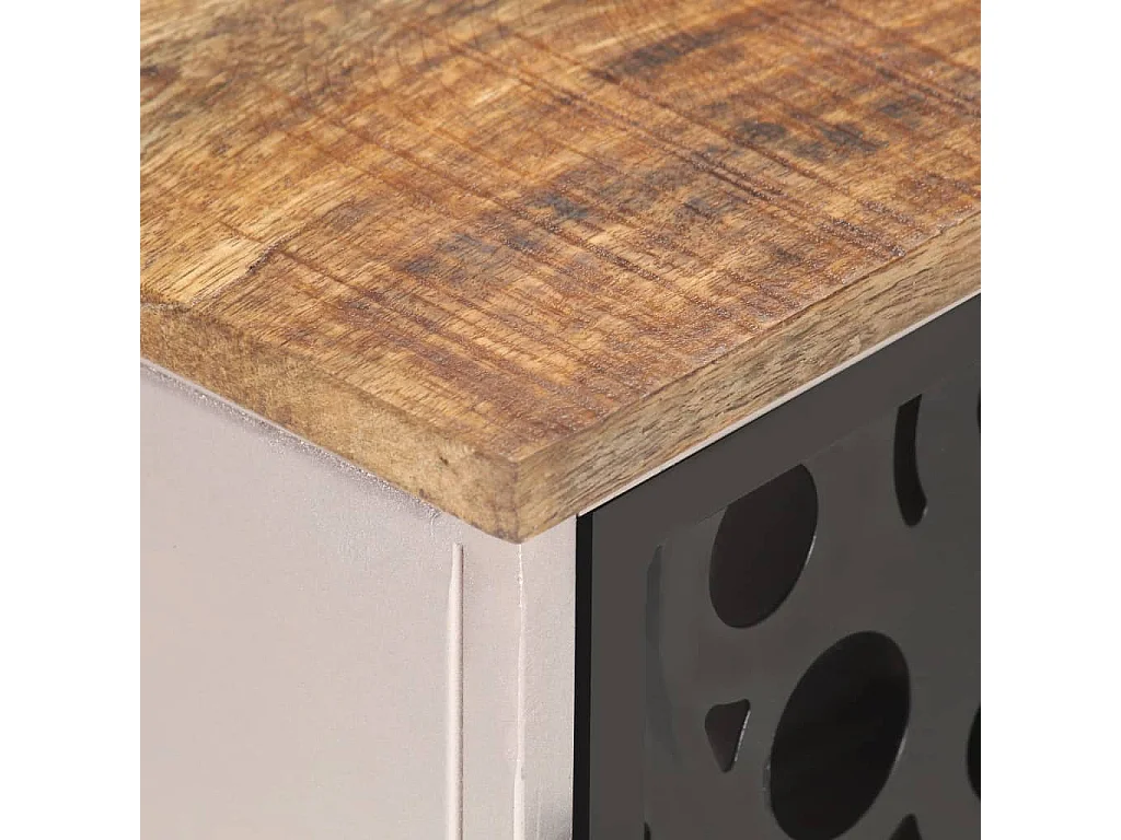 Meuble TV | Banc TV | Armoire TV 120x30x40 cm Bois de manguier brut