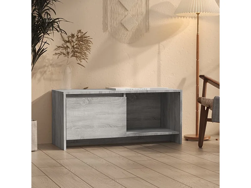 Mueble de TV | Mueble de salón madera de ingeniería gris Sonoma 90x35x40 cm