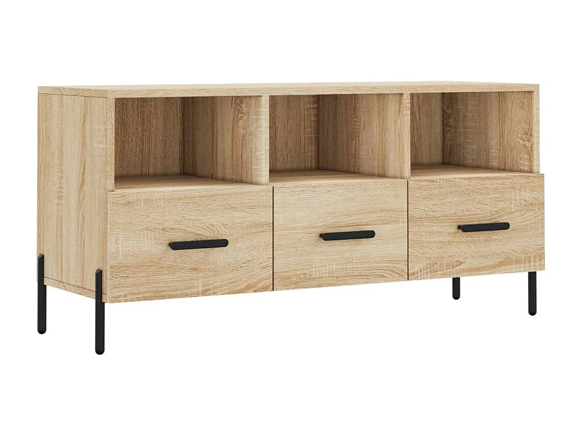 Meuble TV | Banc TV | Armoire TV chêne sonoma 102x36x50 cm bois d'ingénierie