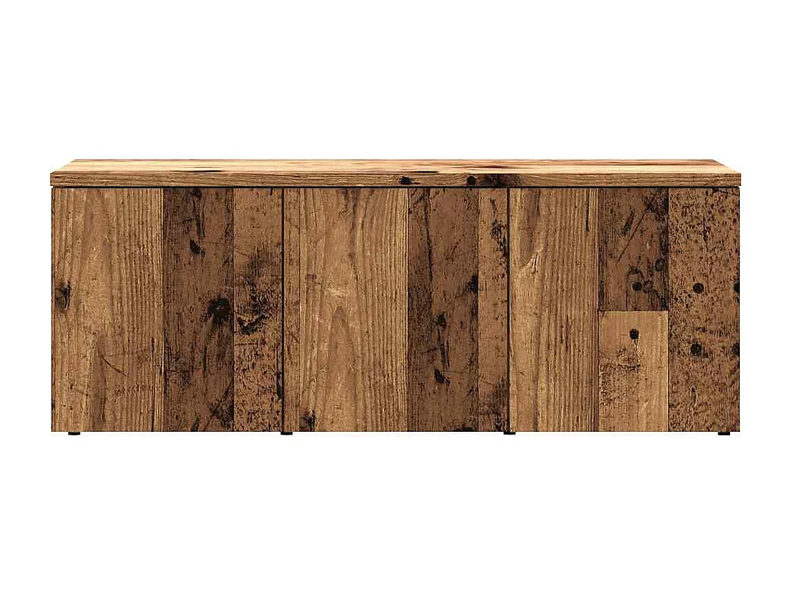 Mueble para TV  | Gabinete de TV |  Mueble de salón madera contrachapada envejecida 80x34x30 cm