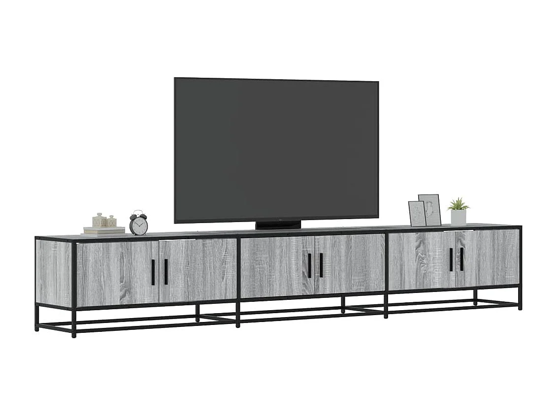 Meuble TV | Banc TV | Armoire TV sonoma gris 240x35x41 cm bois d'ingénierie