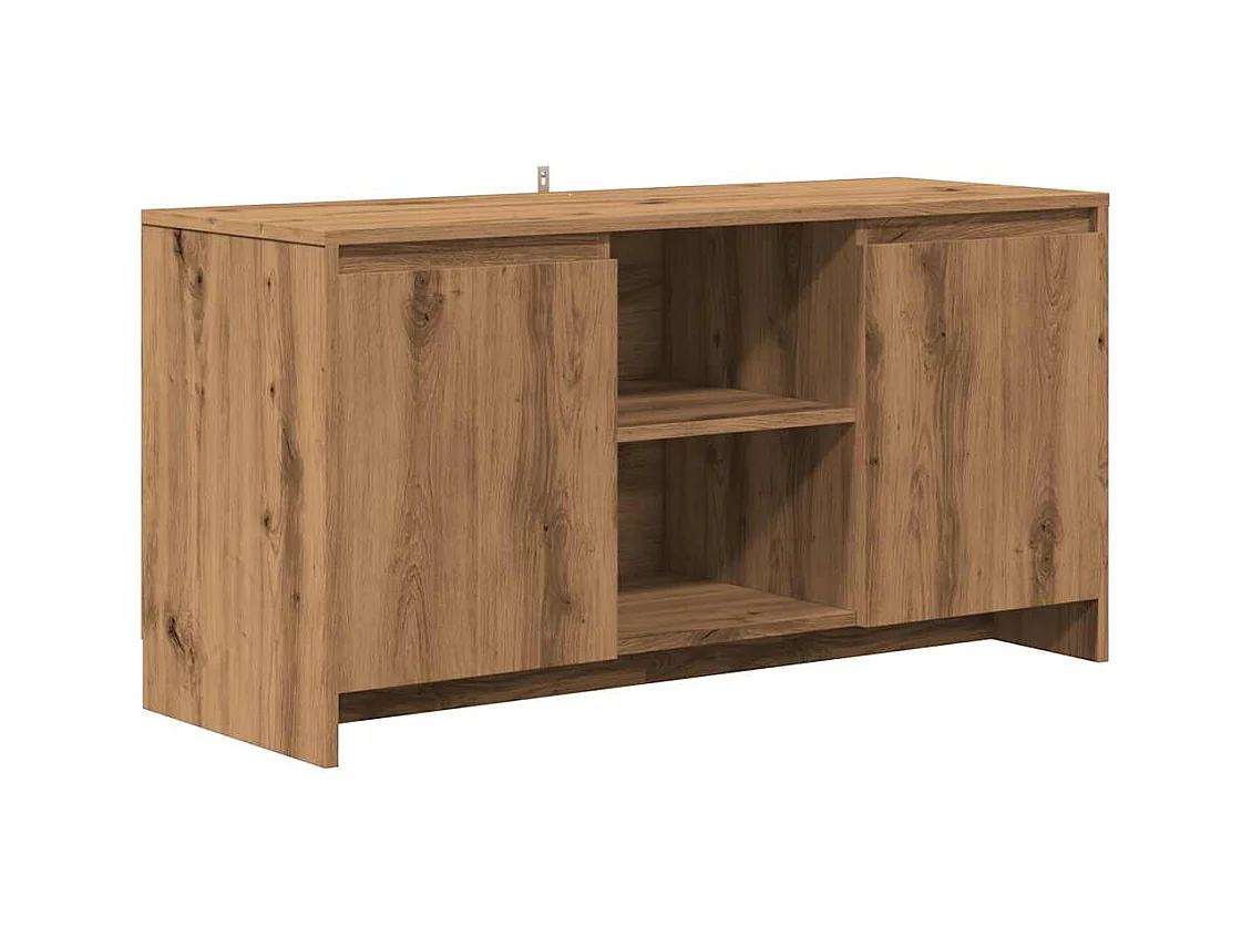 Mueble de TV | Mueble de salón madera ingeniería roble artesanal 102x37,5x52,5cm