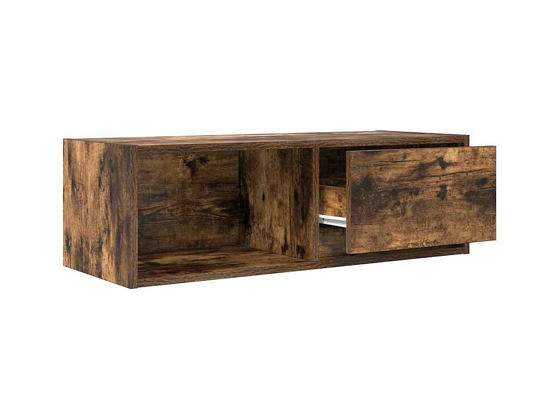 Mobili TV | Armadietti TV 2 pz Rovere Fumo 80x31x25,5 cm Legno Multistrato