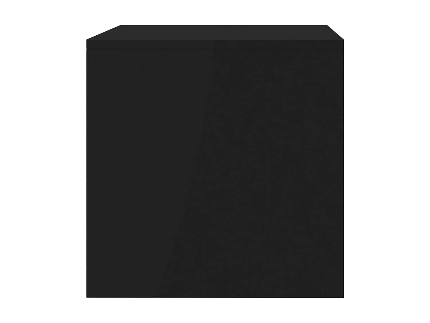 Mueble para TV  | Gabinete de TV |  Mueble de salón madera contrachapada negro 80x40x40 cm