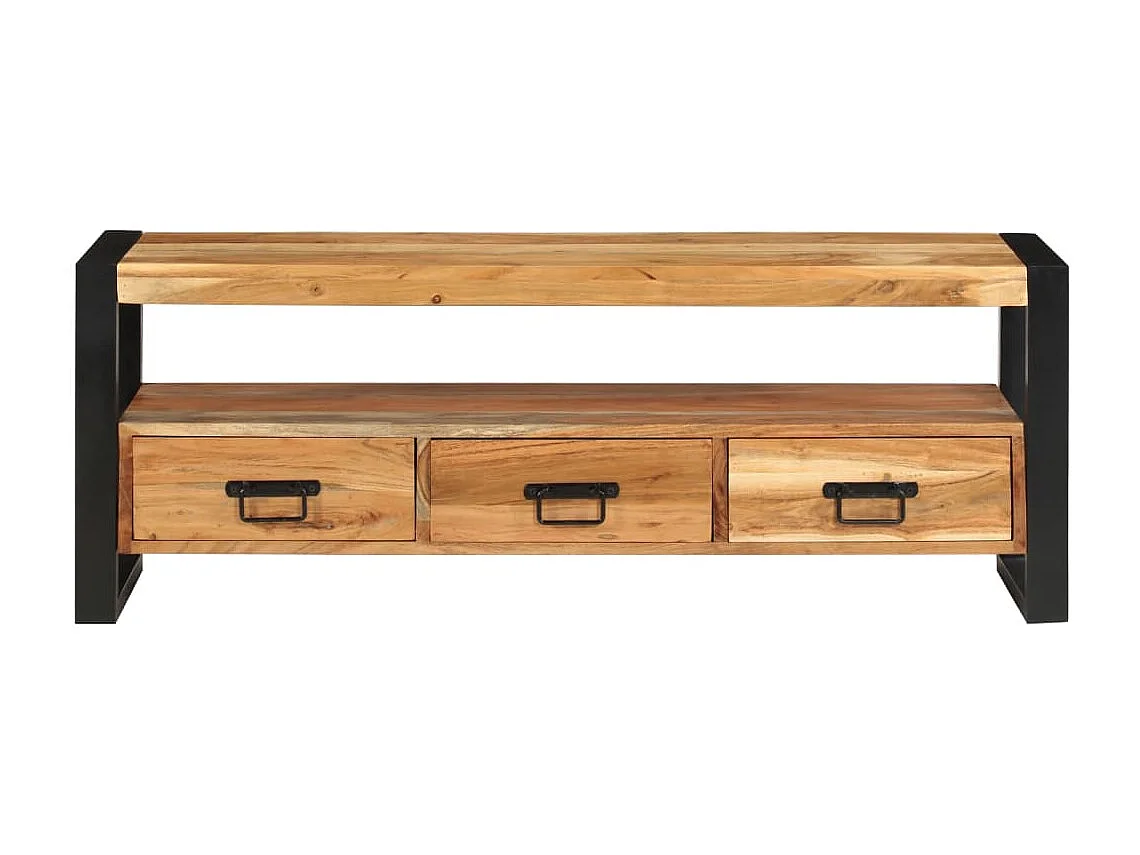 Meuble TV | Banc TV | Armoire TV 120x30x45 cm bois d'acacia massif
