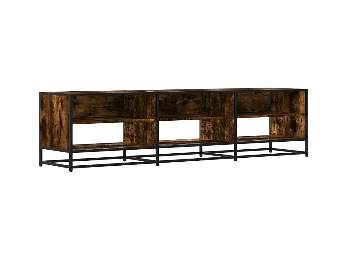 Mueble para TV  | Gabinete de TV |  Mueble de salón madera de ingeniería roble ahumado 180x40x46 cm