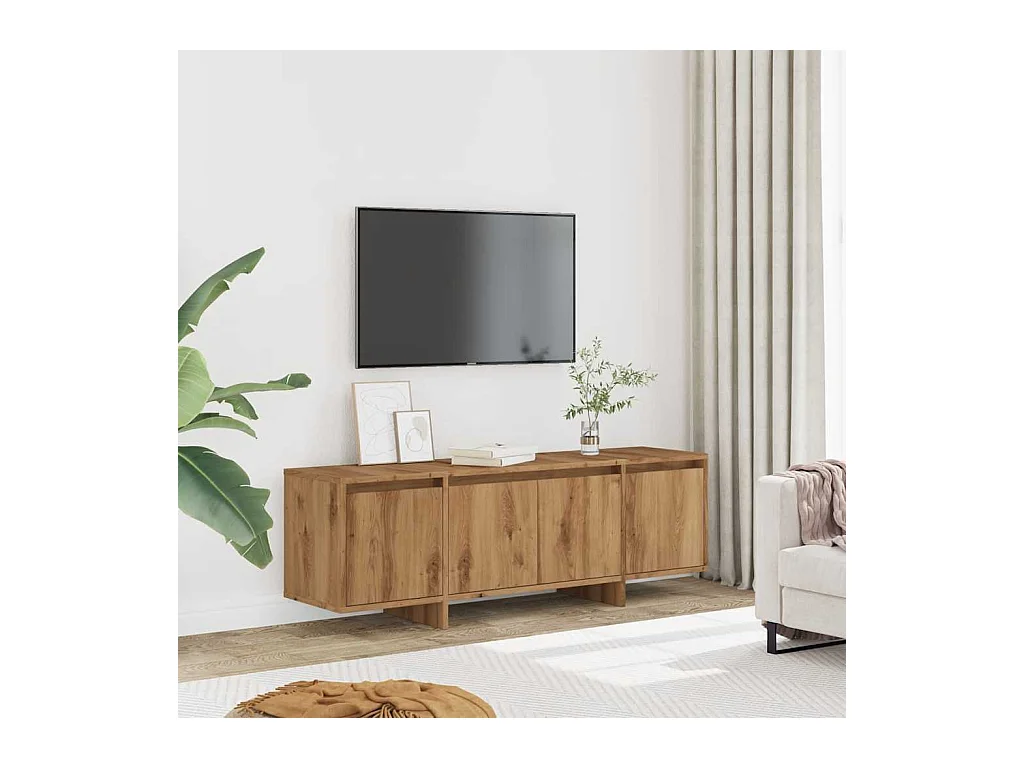Mueble de TV | Mueble de salón madera de ingeniería roble artisan 120x30x40,5 cm