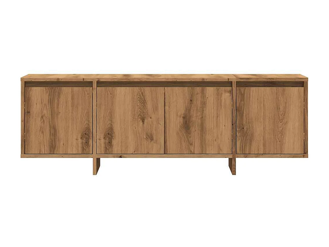 Meuble TV | Banc TV | Armoire TV chêne artisanal 120x30x40,5 cm bois d'ingénierie