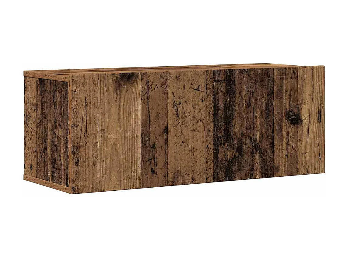 Ensemble de meuble TV | Banc TV | Armoire TV mural 4 pcs vieux bois bois d'ingénierie