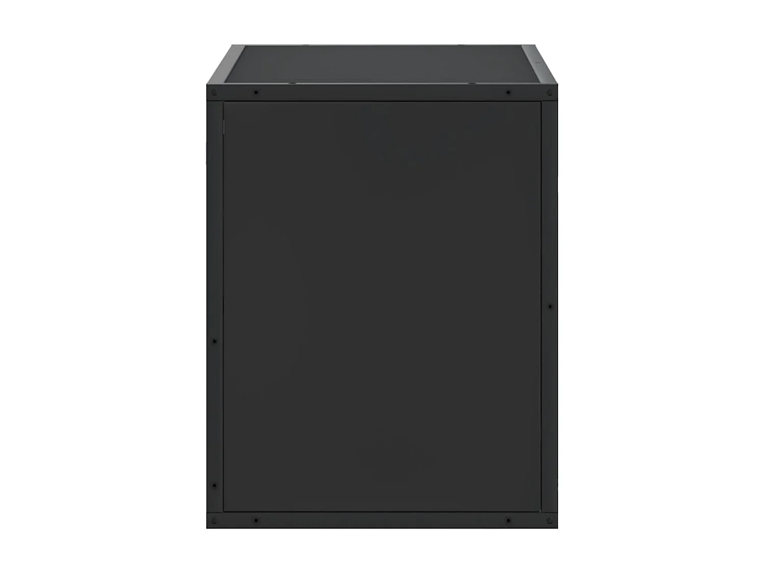 Meuble TV | Banc TV | Armoire TV noir 60x31x39,5 cm bois d'ingénierie et métal