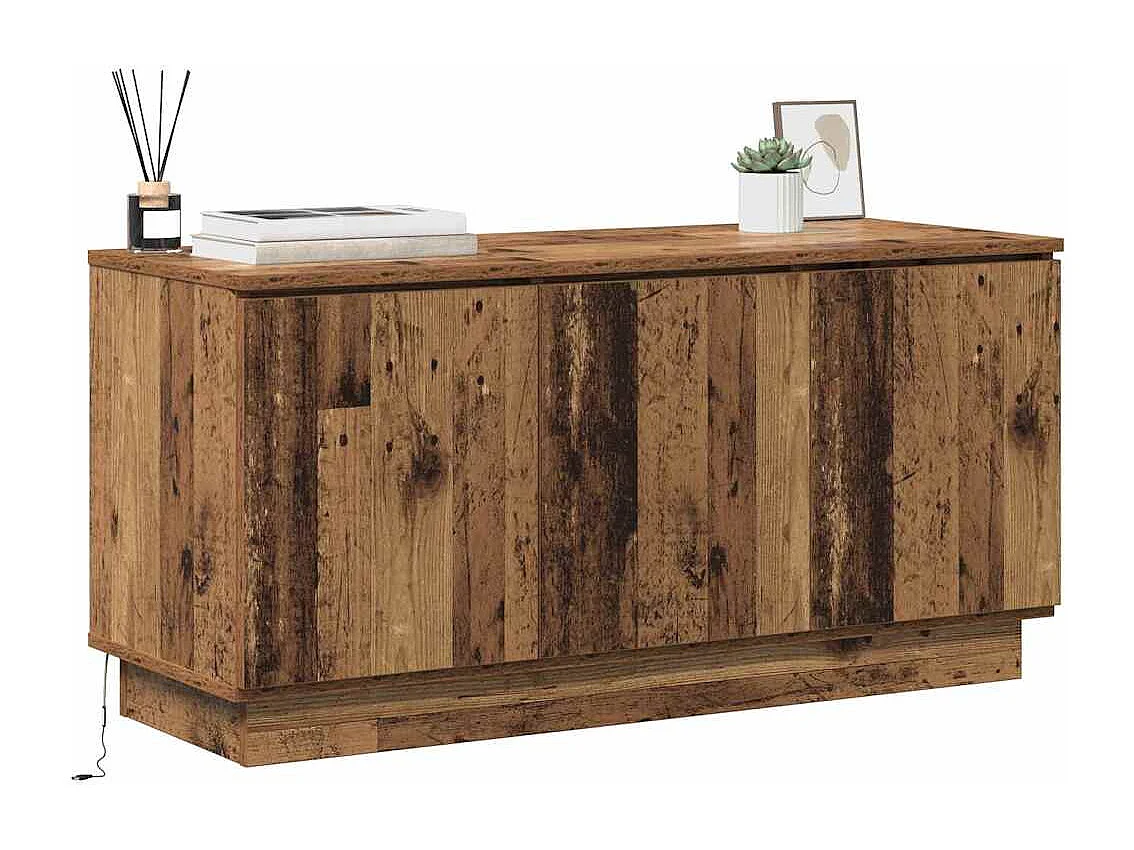 TV-kast | Tv-meubel | Tv-Bank Oud Hout 100x38x49 cm Bewerkt Hout