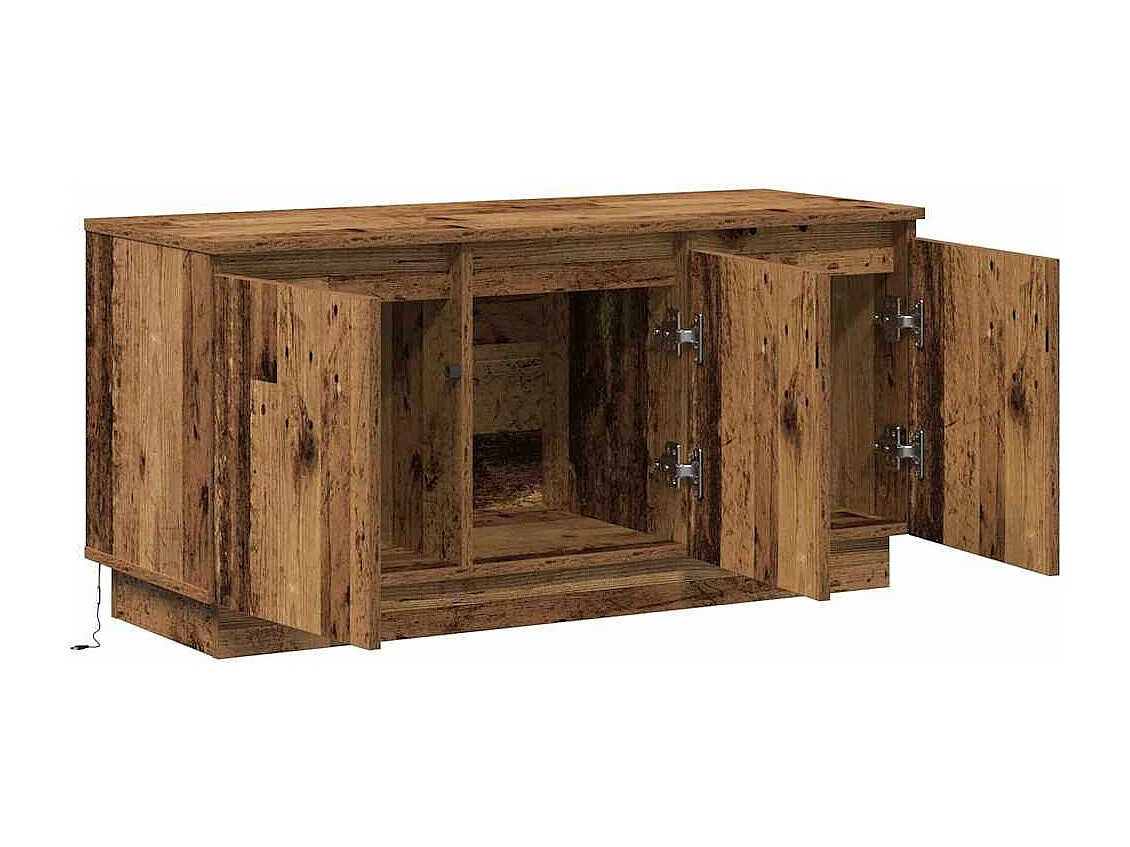 TV-kast | Tv-meubel | Tv-Bank Oud Hout 100x38x49 cm Bewerkt Hout