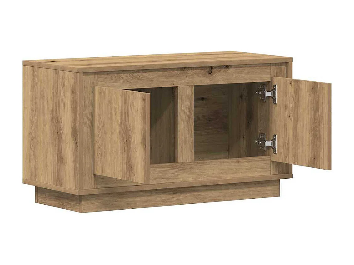 Mueble Bajo para TV | Gabinete de TV | Mueble de salón Roble artisan 80 x 35 x 45 cm