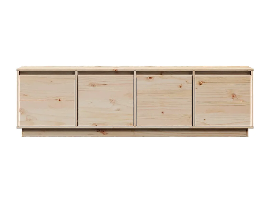Mueble de TV | Mueble de salón de madera maciza de pino 156x37x45 cm